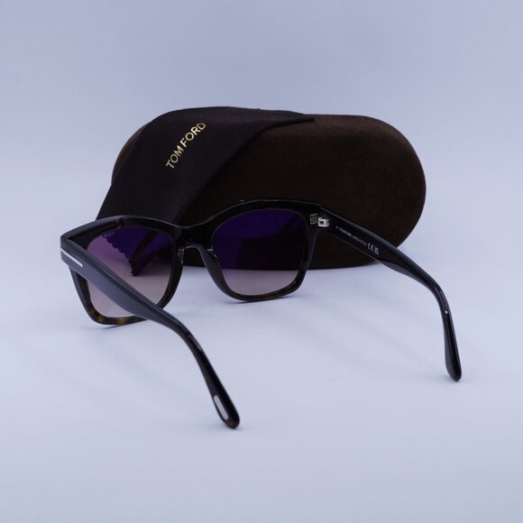 Tom Ford Lauren-02 FT0614 52F Square Sunglasses - Havana/Brown main image 4